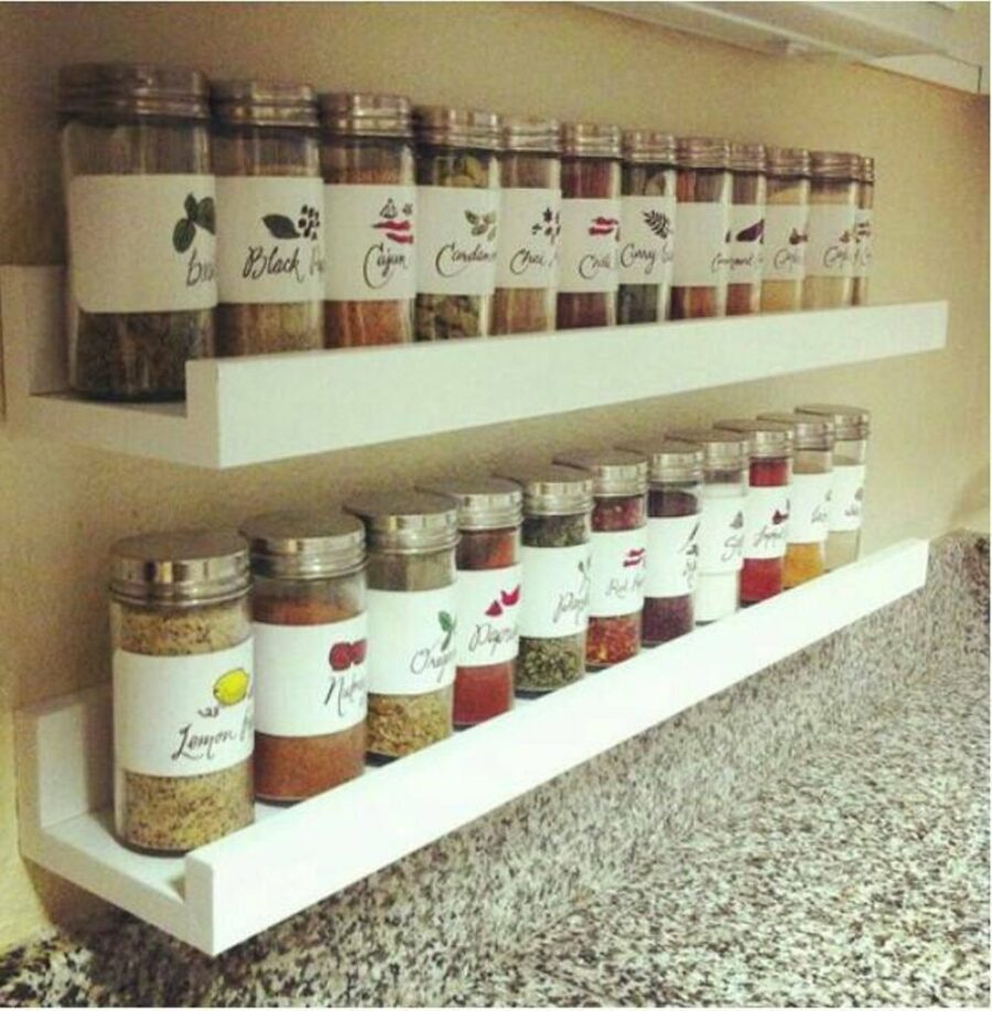 Wall Mounted Spice Rack Ideas Wall Spice Rack