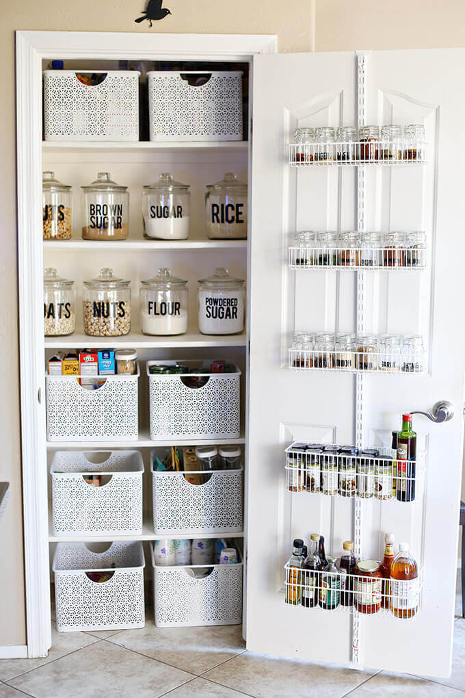 food pantry storage ideas Small Pantry Makeover