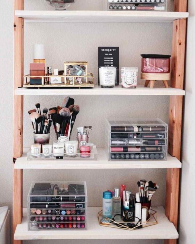 makeup organization ideas for everyday Acrylic Material for the Storage