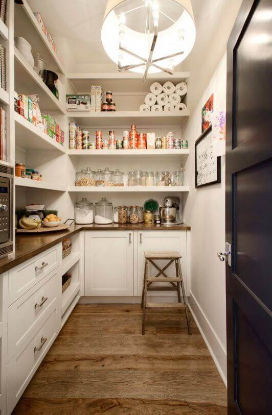 pantry cabinet design ideas Hanging Lighting Pantry
